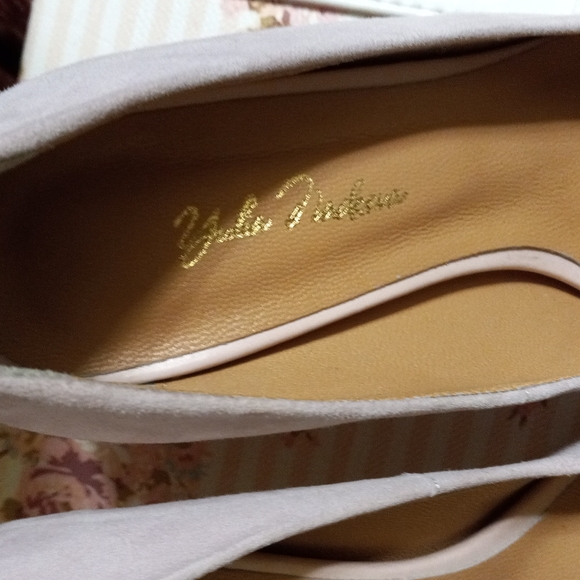 YULIA NADEEVA Pink Bridal Shoes Pumps Heels Soft Suede Sz 38 New - Picture 12 of 12